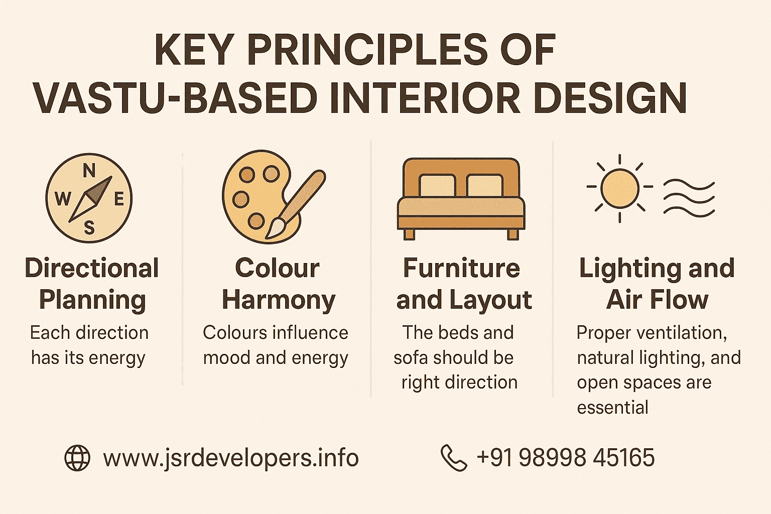 Why Vastu-Compliant interior - JSR Home interior Designers